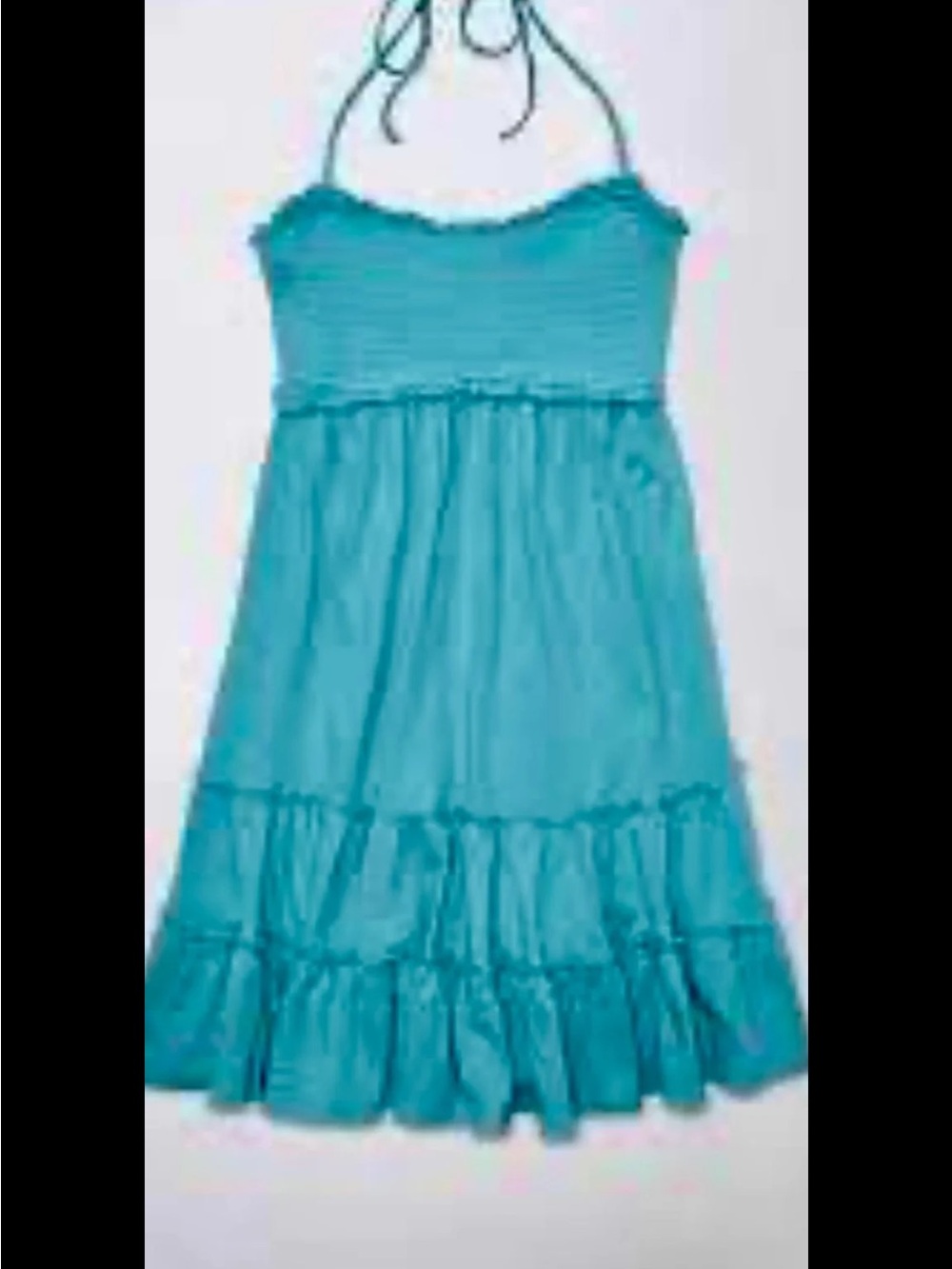 American Eagle Tiered Babydoll Halter Dress